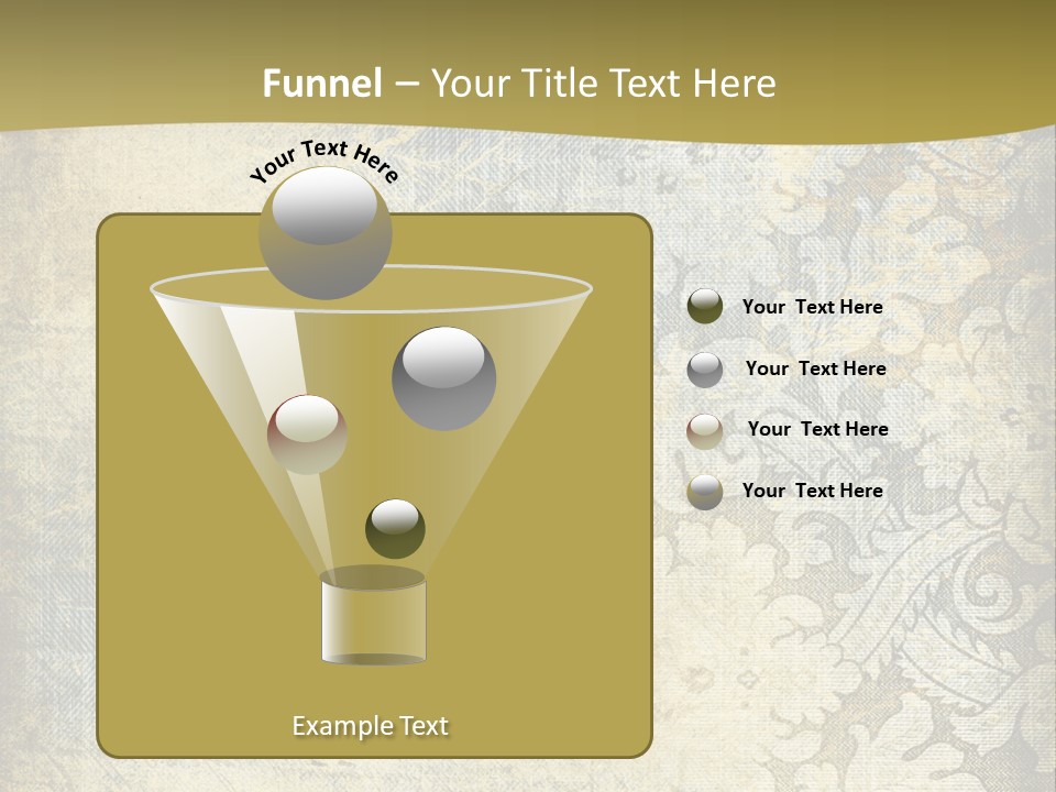 Room Character Chair PowerPoint Template