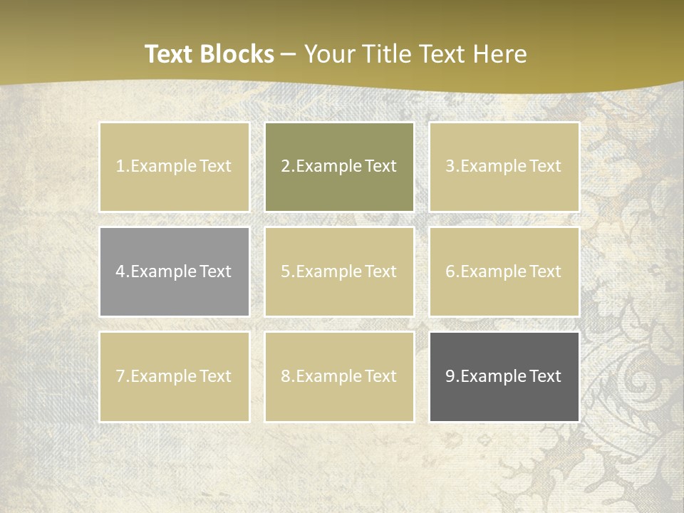 Room Character Chair PowerPoint Template