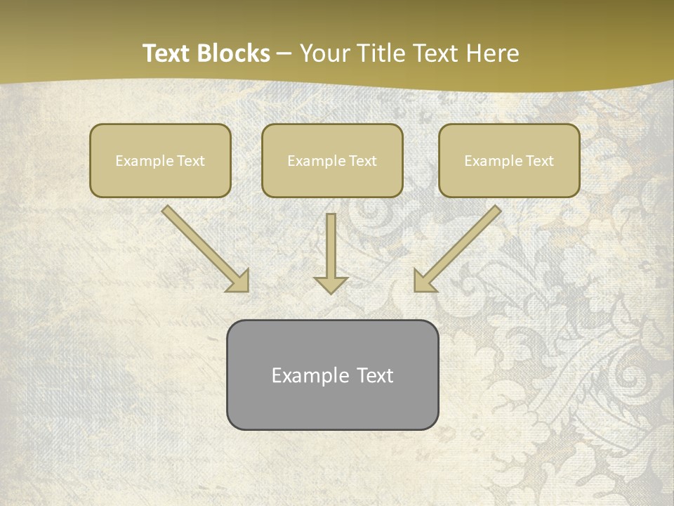 Room Character Chair PowerPoint Template