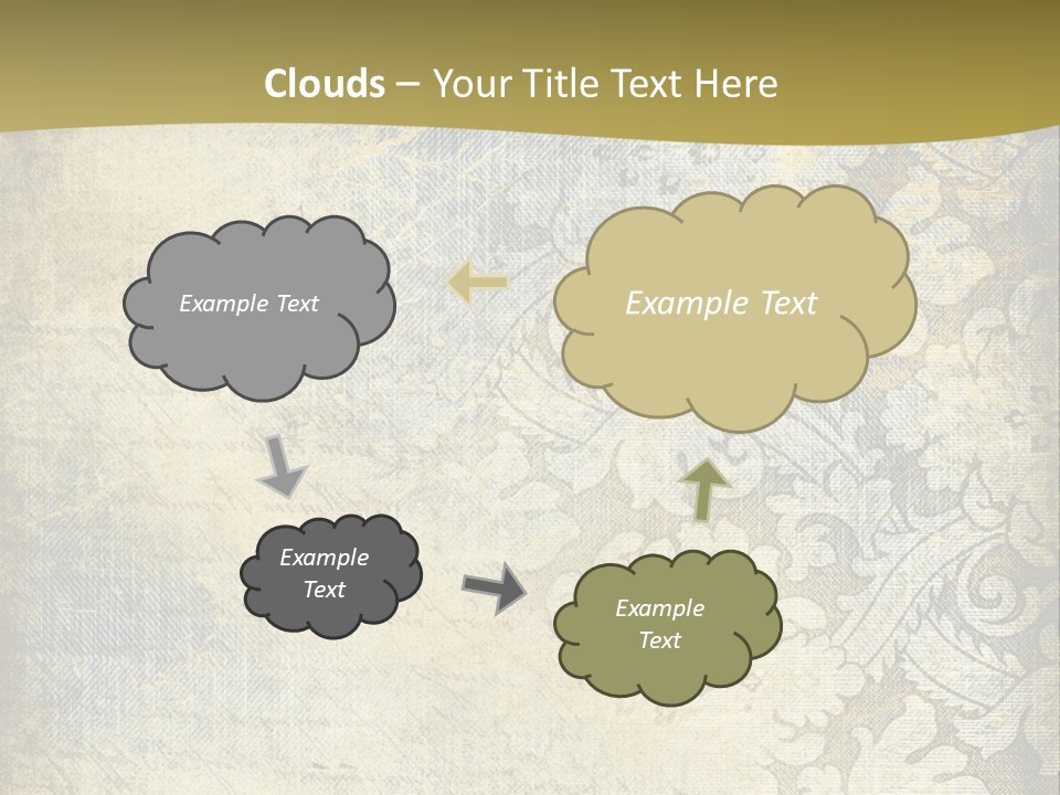 Room Character Chair PowerPoint Template