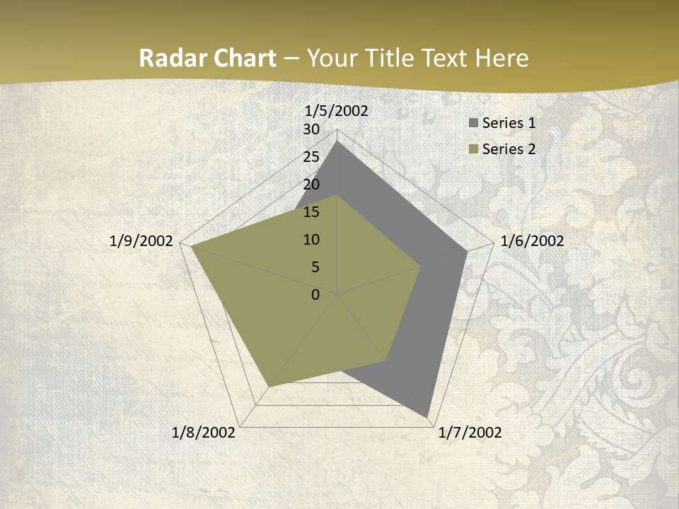Room Character Chair PowerPoint Template