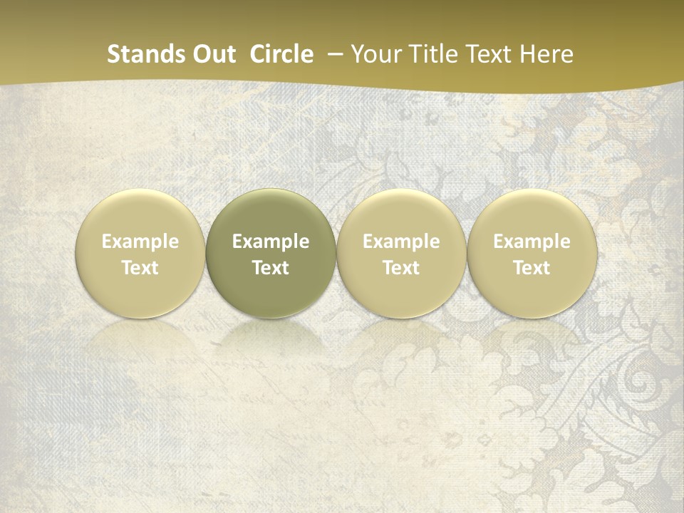 Room Character Chair PowerPoint Template