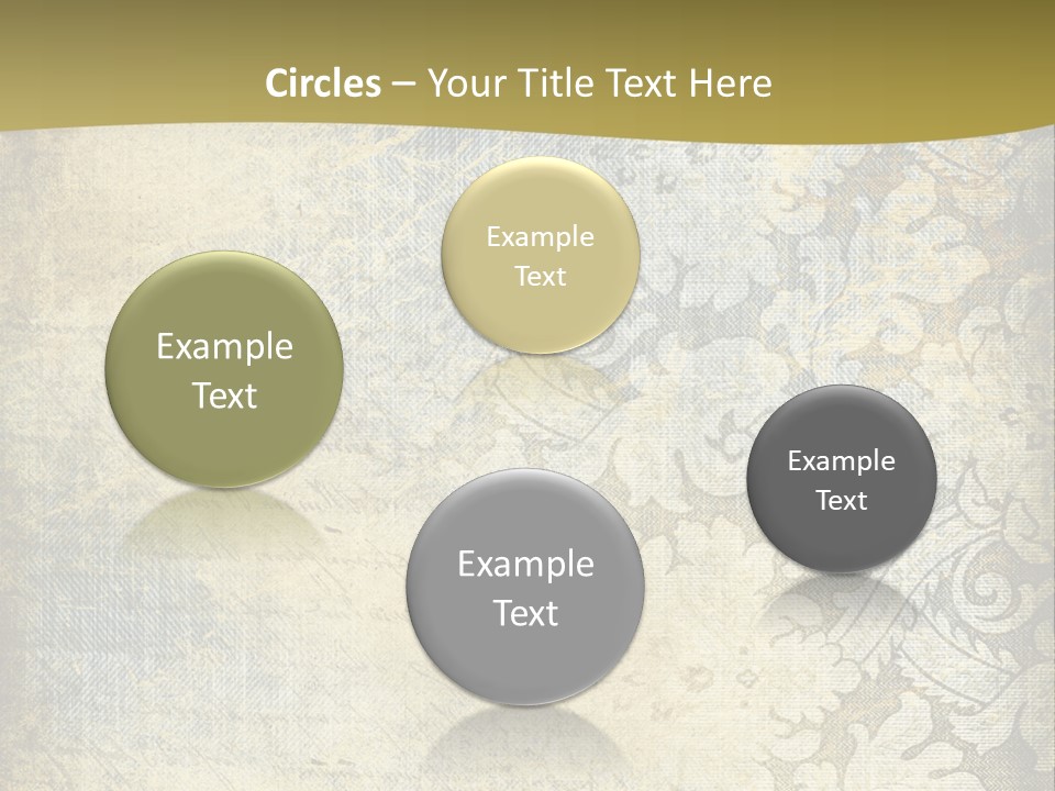 Room Character Chair PowerPoint Template