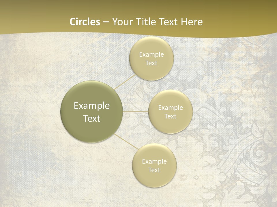 Room Character Chair PowerPoint Template