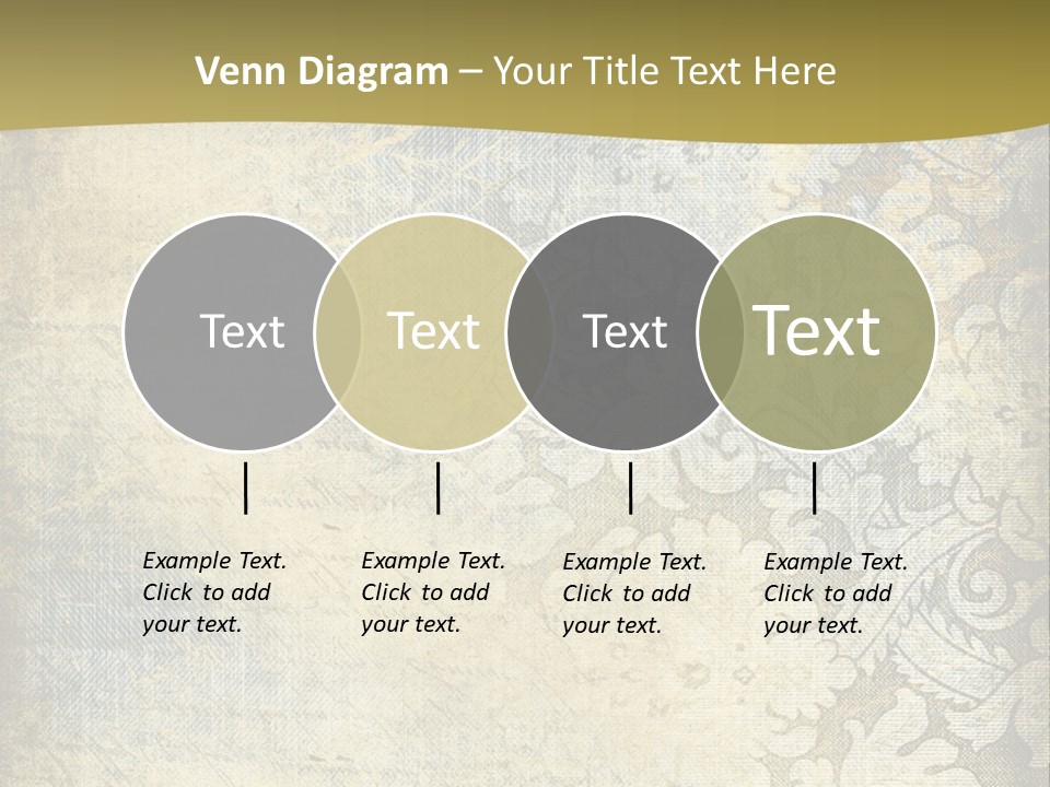 Room Character Chair PowerPoint Template