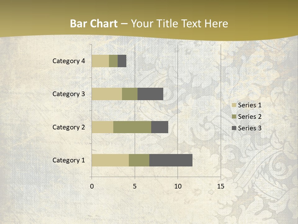 Room Character Chair PowerPoint Template