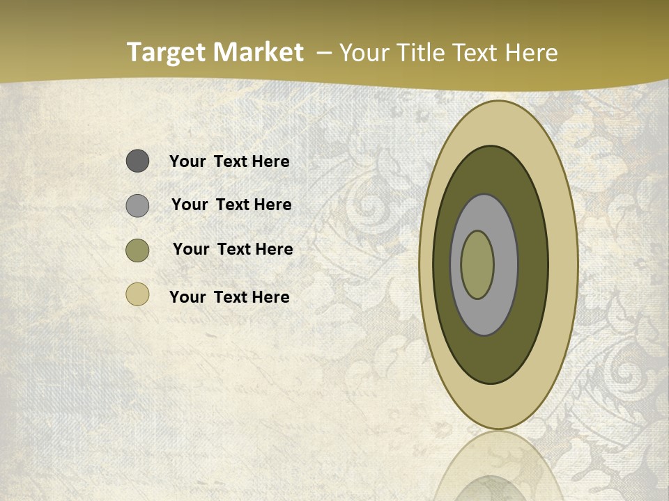 Room Character Chair PowerPoint Template