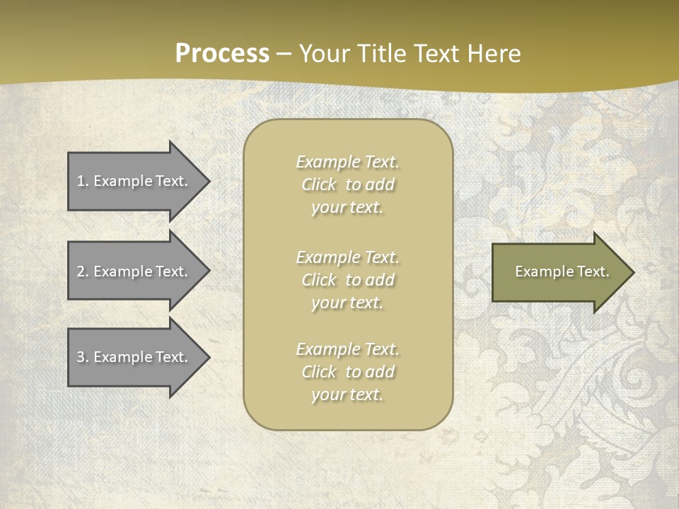 Room Character Chair PowerPoint Template