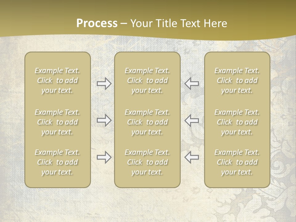 Room Character Chair PowerPoint Template