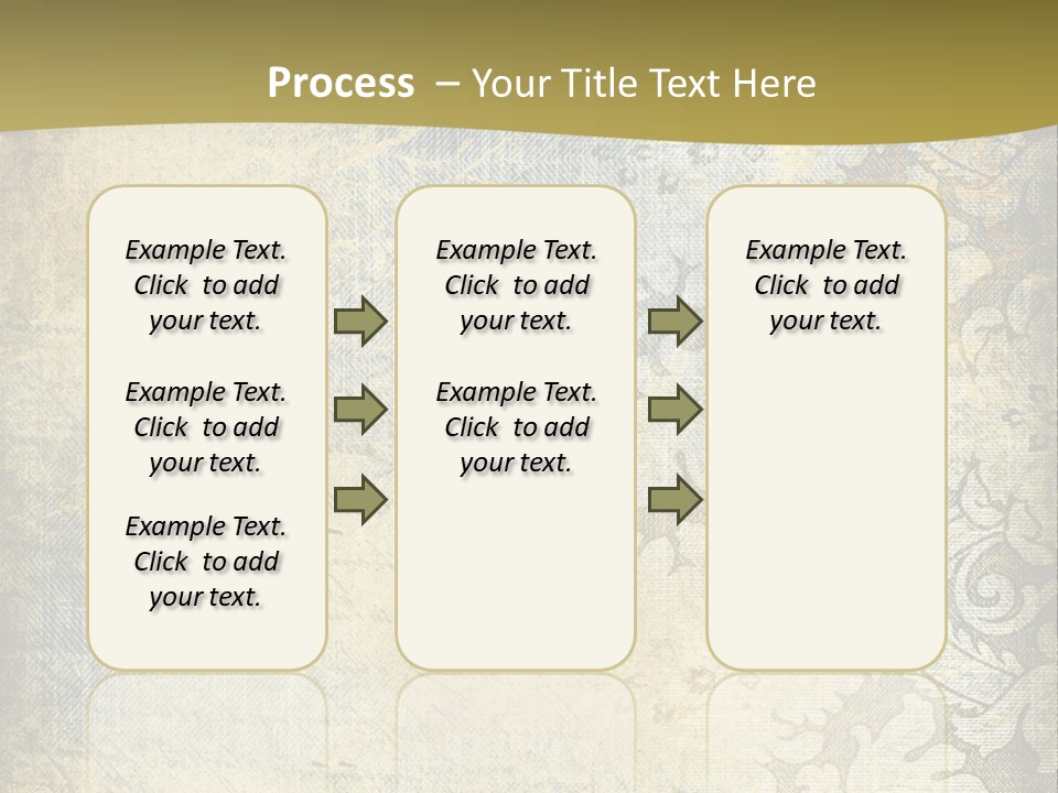 Room Character Chair PowerPoint Template