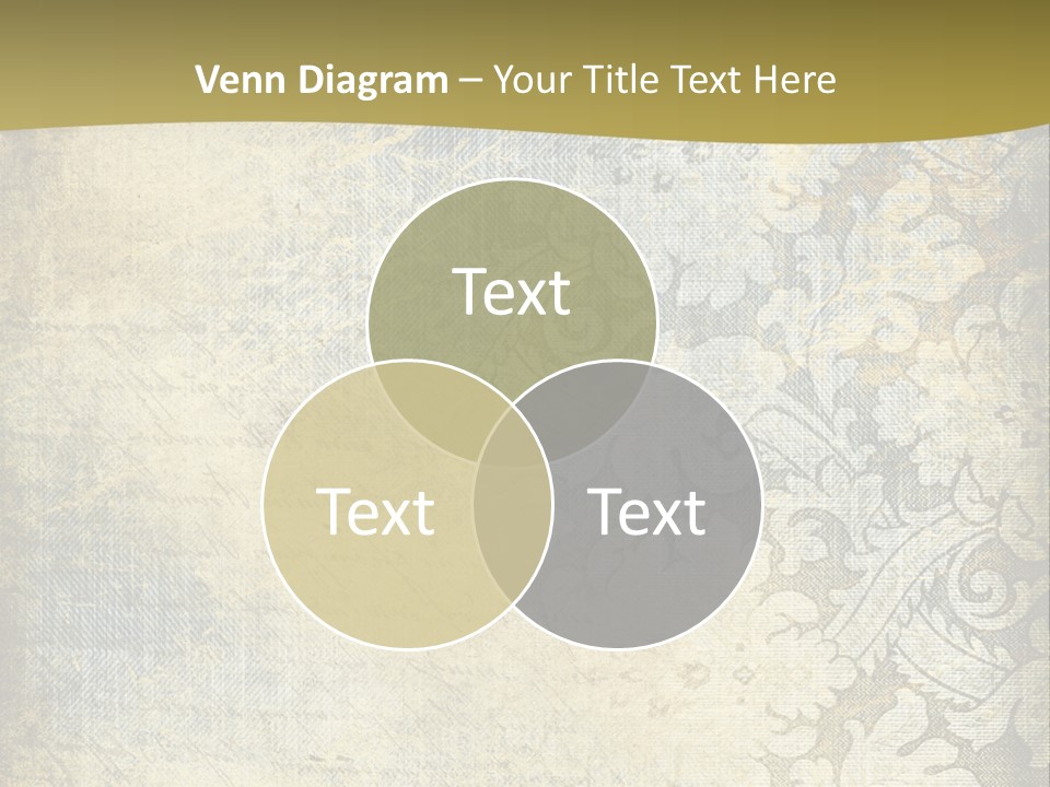 Room Character Chair PowerPoint Template