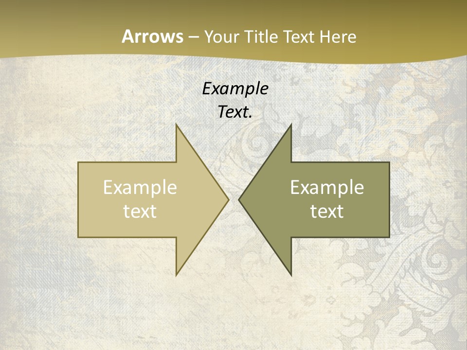 Room Character Chair PowerPoint Template