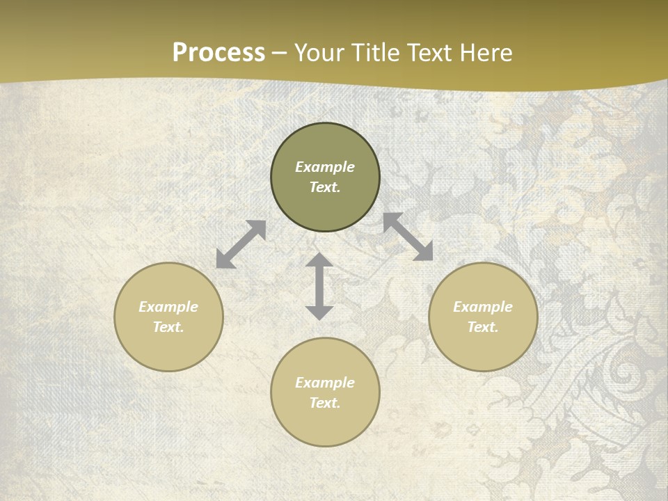 Room Character Chair PowerPoint Template