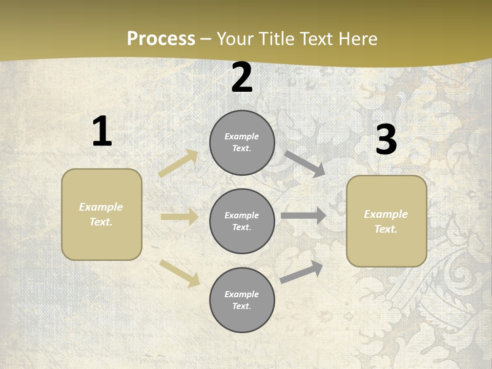 Room Character Chair PowerPoint Template