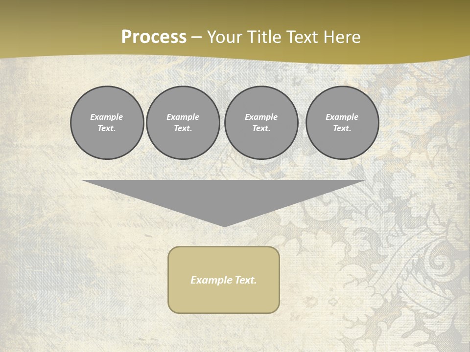 Room Character Chair PowerPoint Template