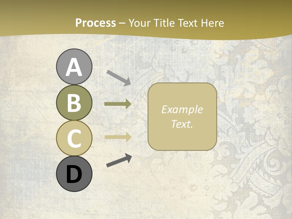 Room Character Chair PowerPoint Template