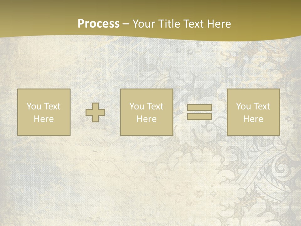 Room Character Chair PowerPoint Template
