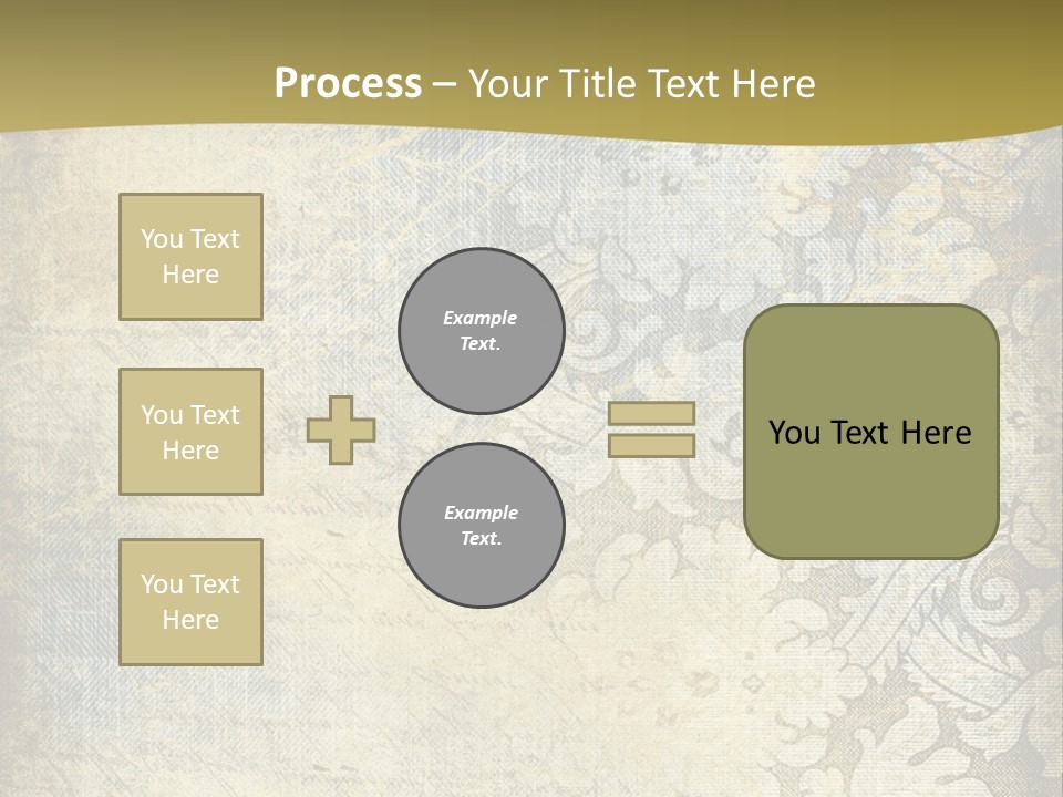 Room Character Chair PowerPoint Template