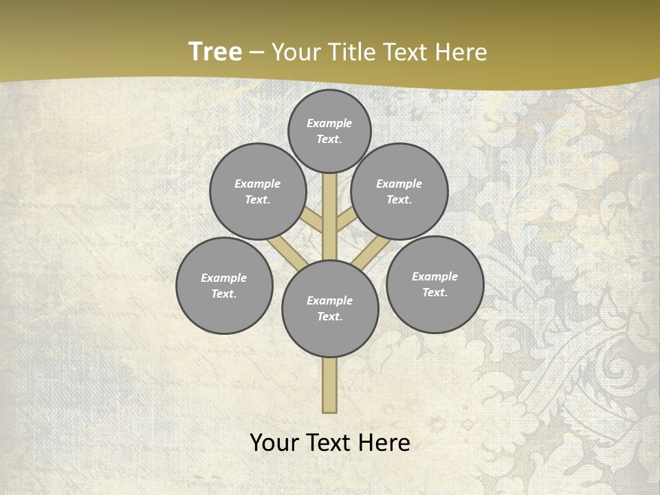 Room Character Chair PowerPoint Template