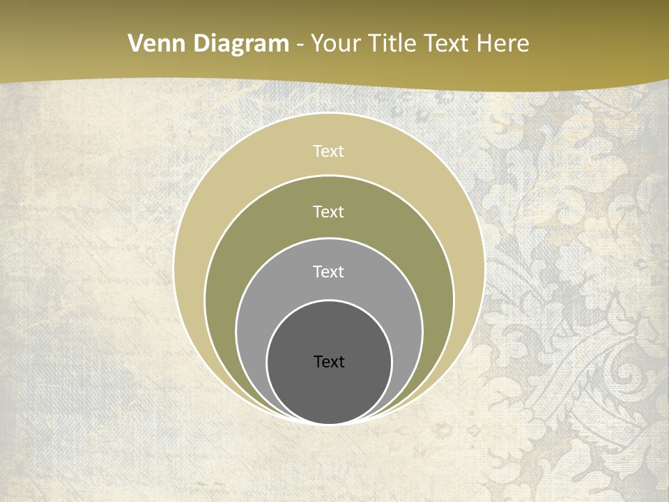 Room Character Chair PowerPoint Template