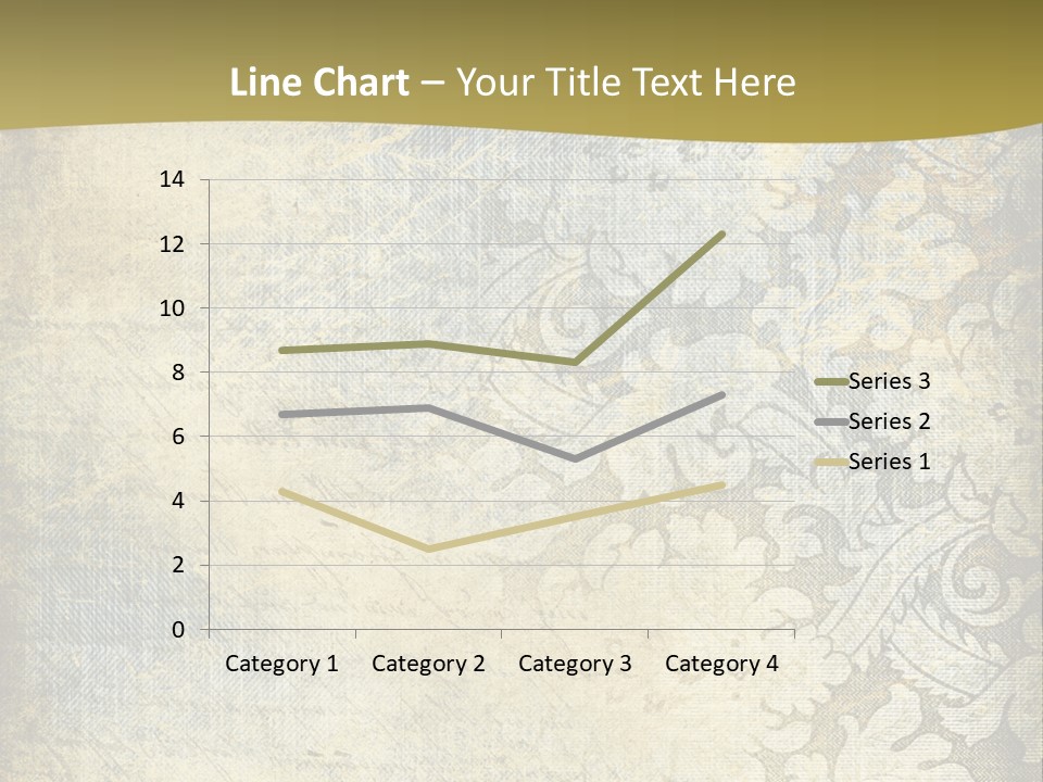 Room Character Chair PowerPoint Template