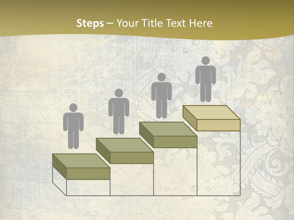 Room Character Chair PowerPoint Template