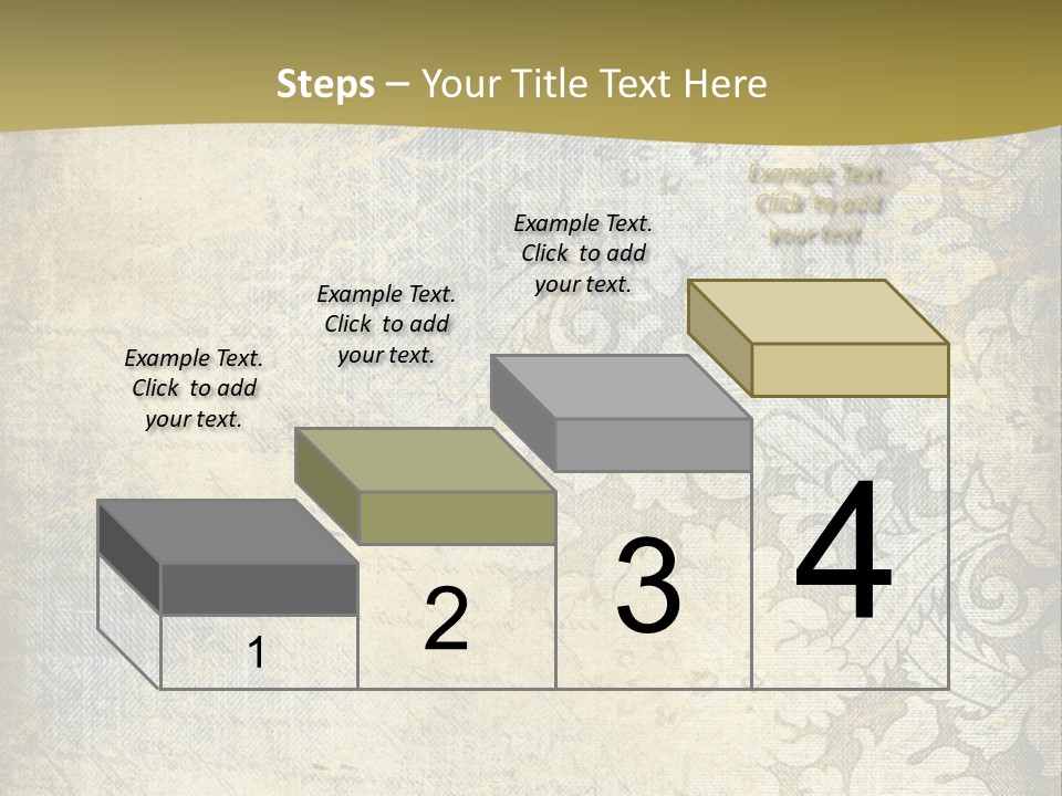Room Character Chair PowerPoint Template