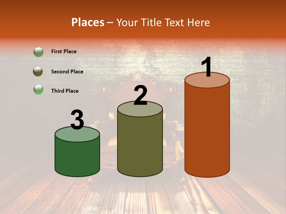 Decor Chair Old PowerPoint Template