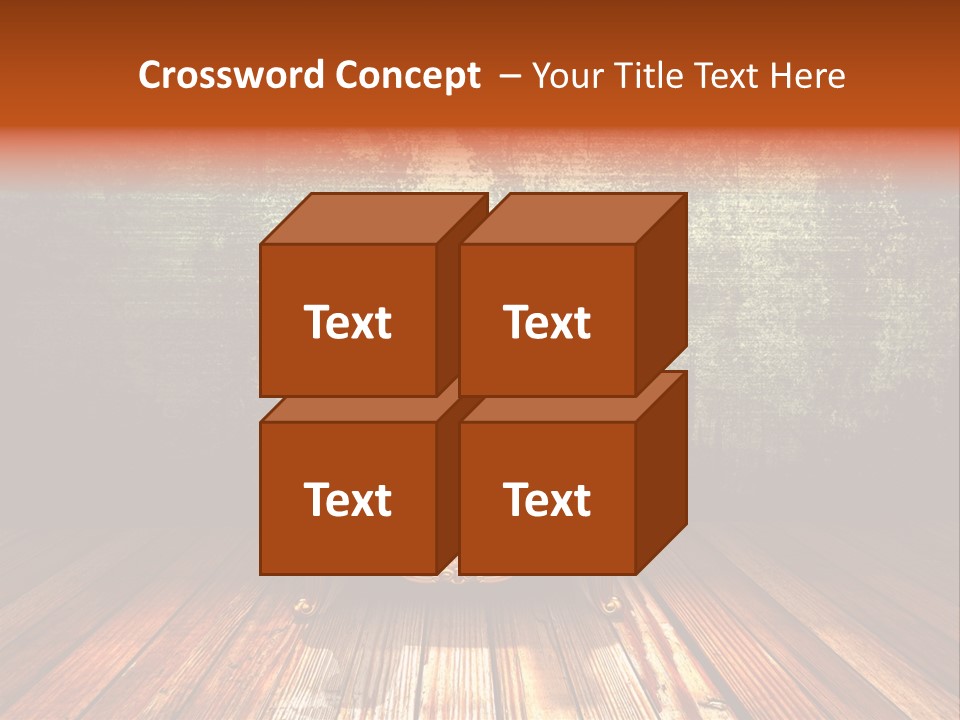 Decor Chair Old PowerPoint Template