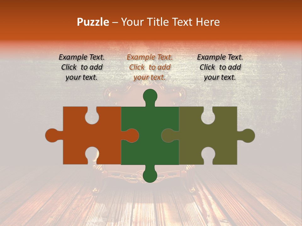 Decor Chair Old PowerPoint Template