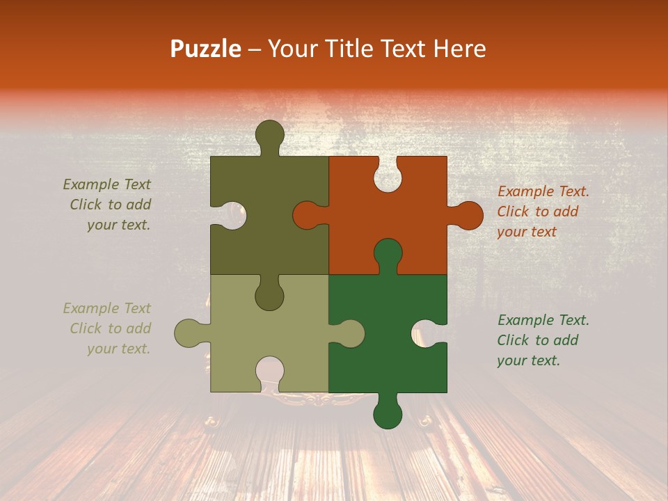 Decor Chair Old PowerPoint Template