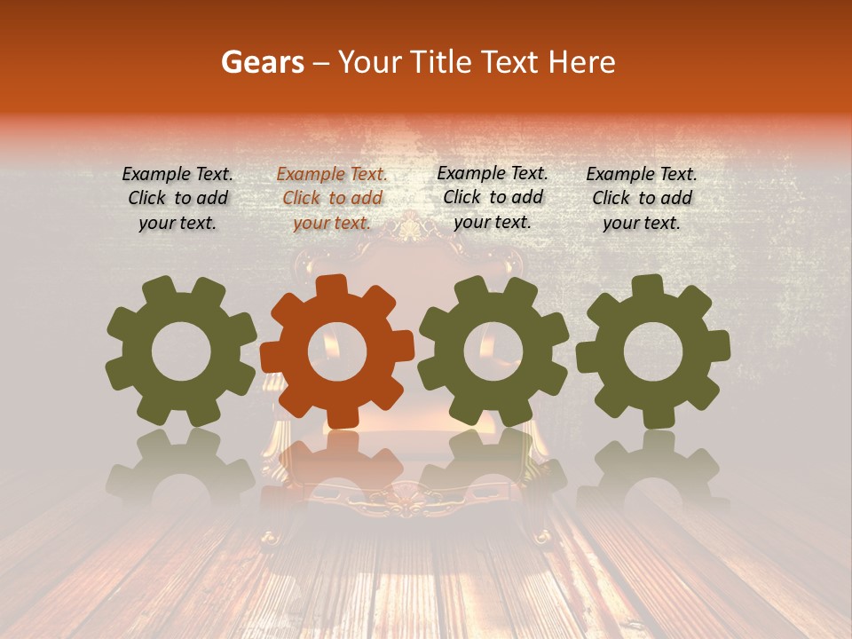 Decor Chair Old PowerPoint Template