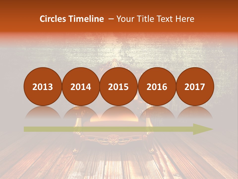 Decor Chair Old PowerPoint Template