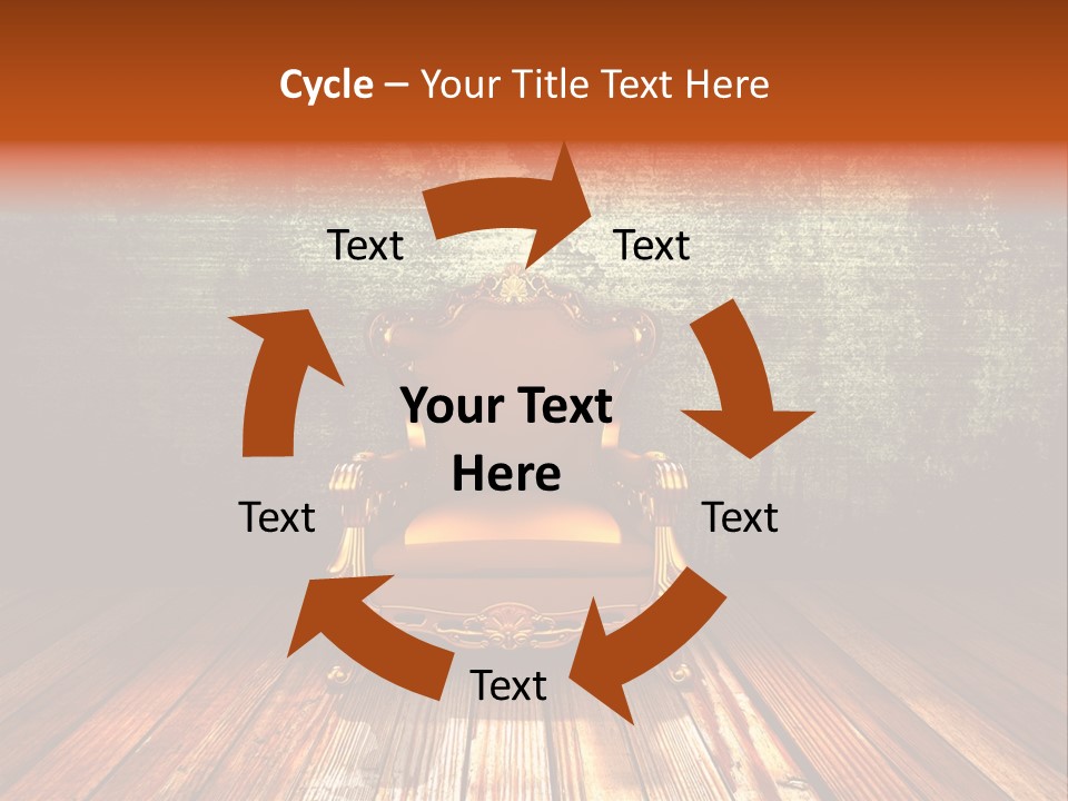 Decor Chair Old PowerPoint Template