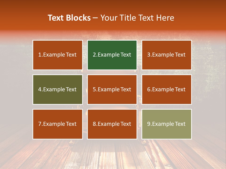 Decor Chair Old PowerPoint Template