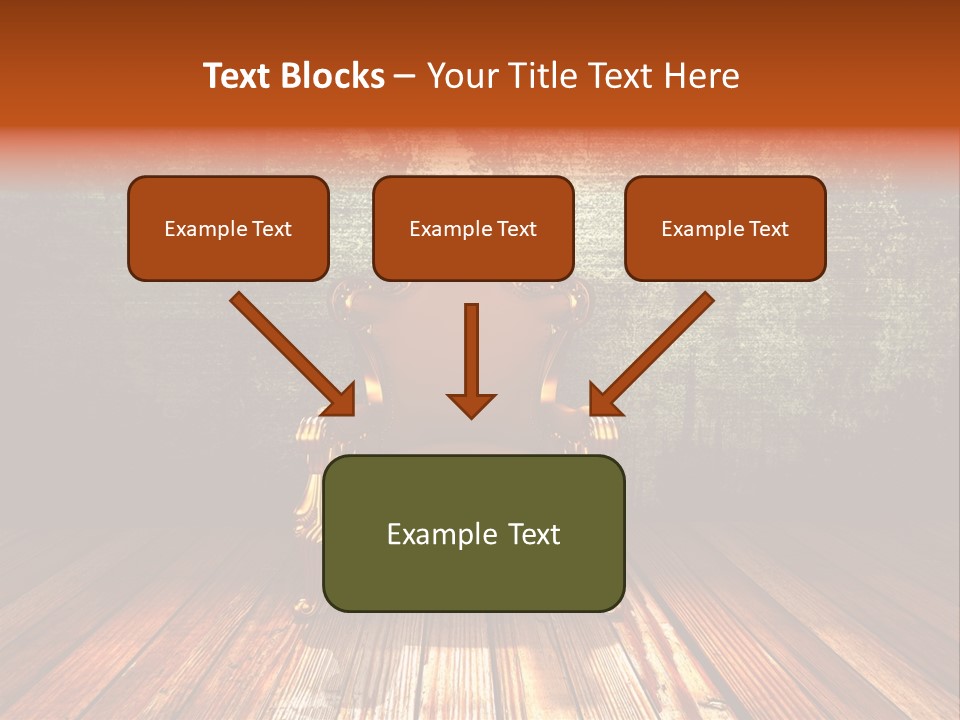 Decor Chair Old PowerPoint Template