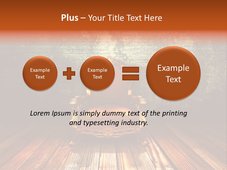 Decor Chair Old PowerPoint Template