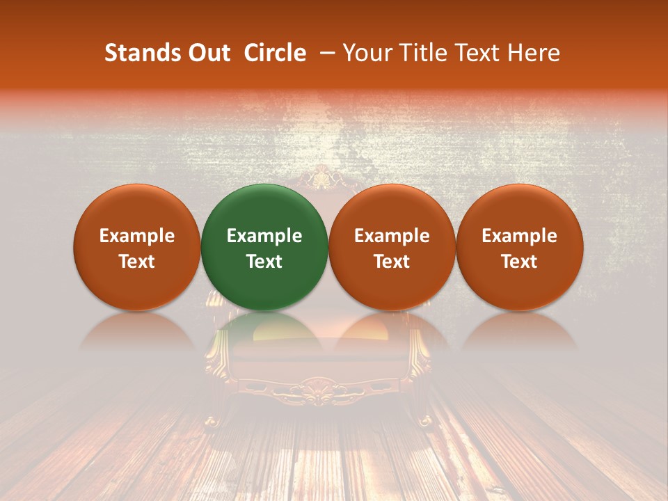 Decor Chair Old PowerPoint Template