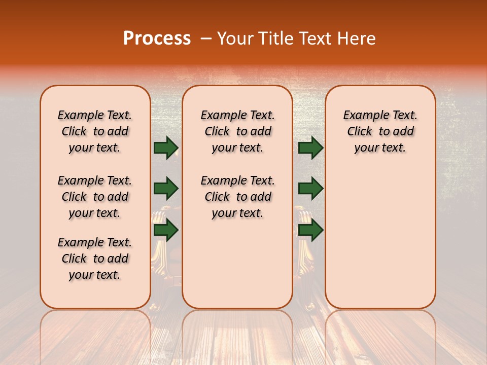 Decor Chair Old PowerPoint Template