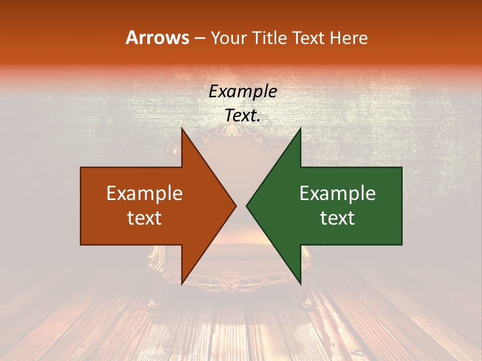 Decor Chair Old PowerPoint Template