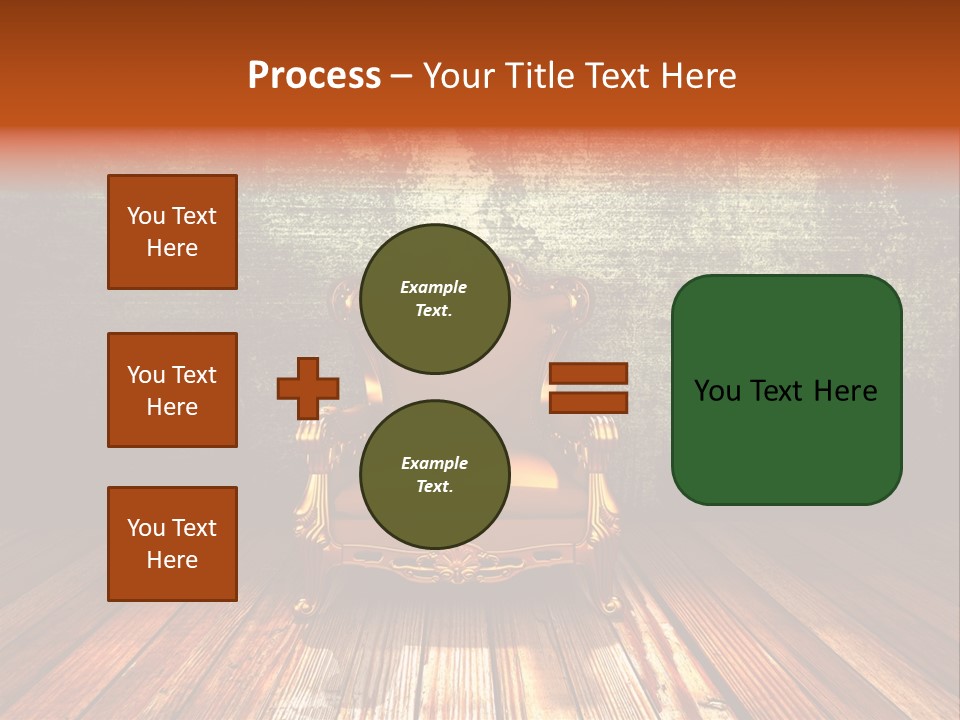 Decor Chair Old PowerPoint Template