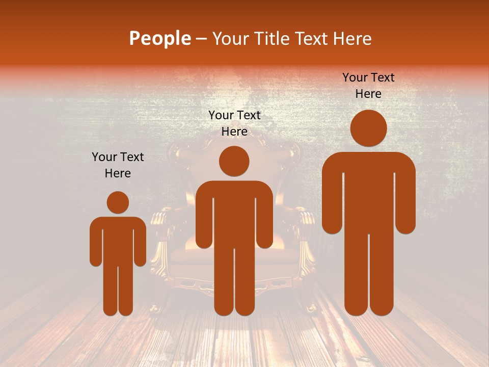 Decor Chair Old PowerPoint Template