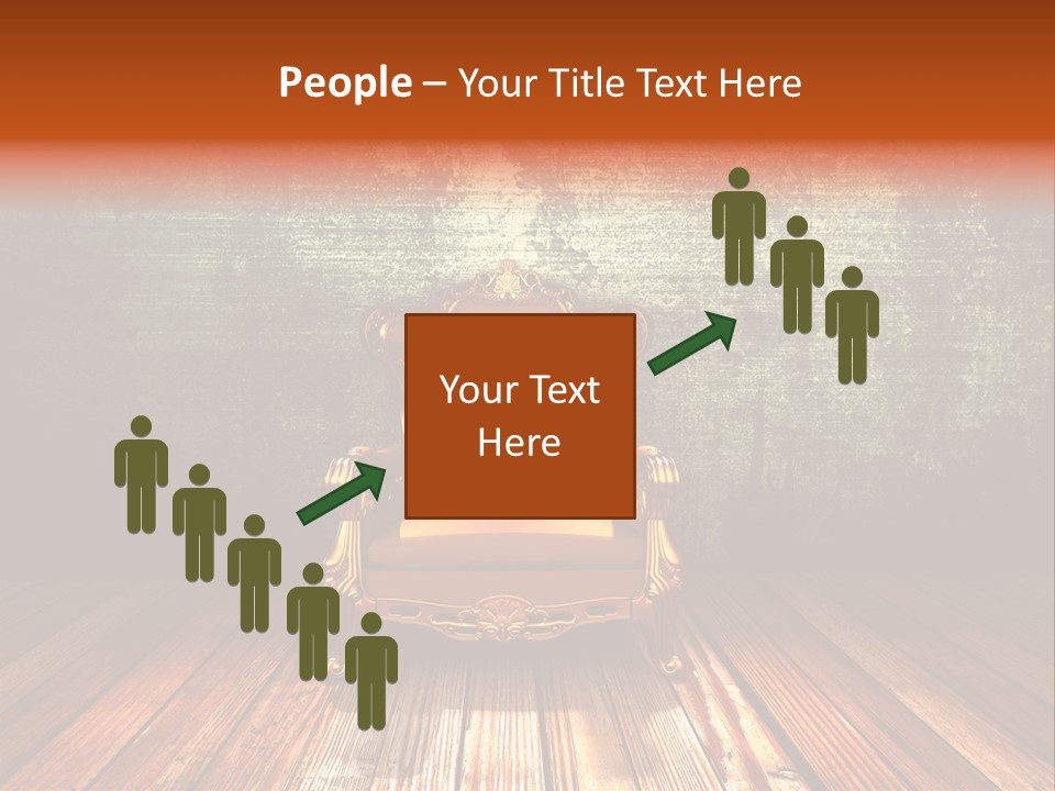 Decor Chair Old PowerPoint Template