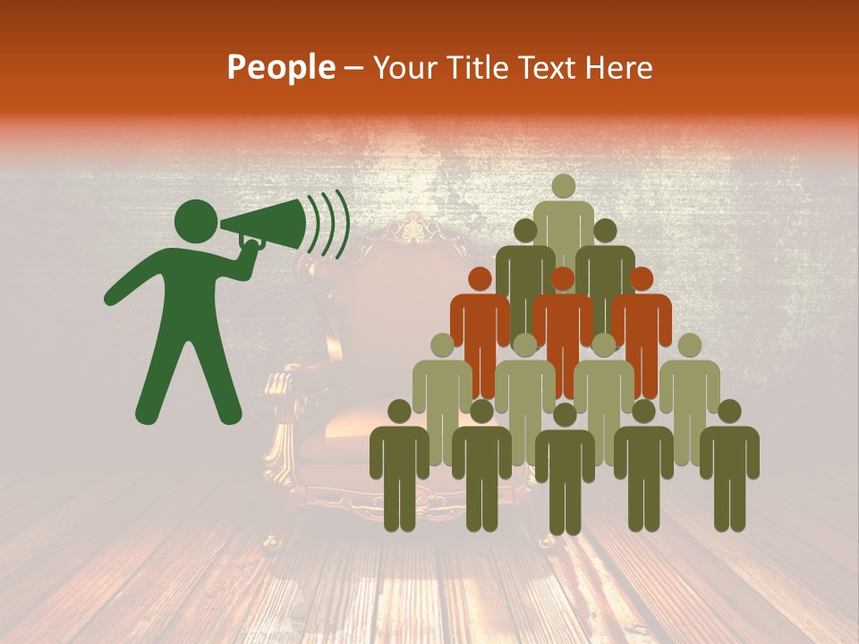 Decor Chair Old PowerPoint Template