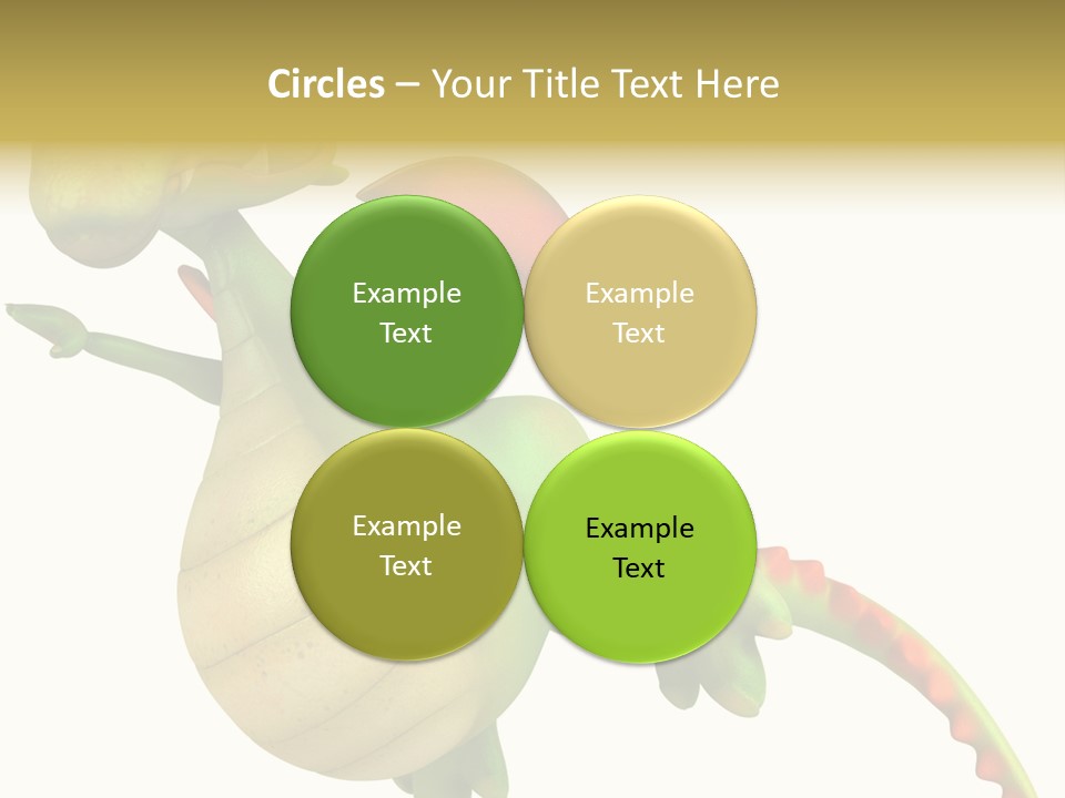 Clip Medieval Dragon PowerPoint Template