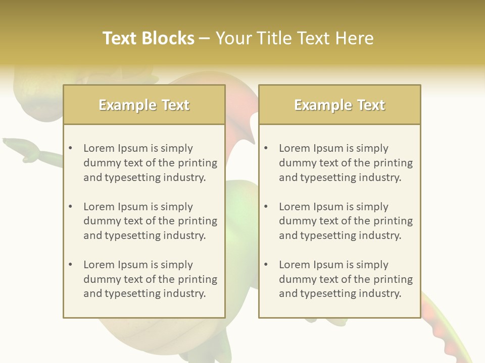 Clip Medieval Dragon PowerPoint Template