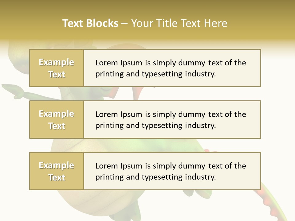 Clip Medieval Dragon PowerPoint Template