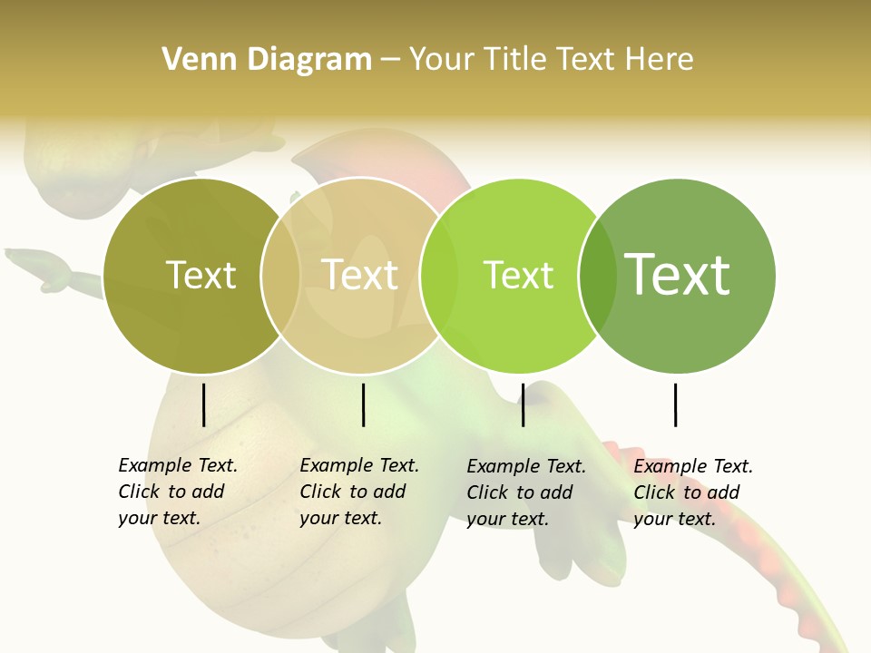 Clip Medieval Dragon PowerPoint Template