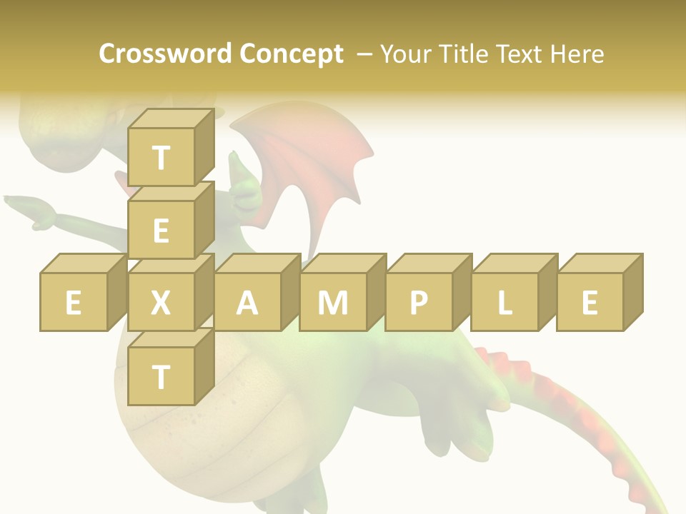 Clip Medieval Dragon PowerPoint Template