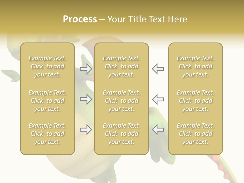 Clip Medieval Dragon PowerPoint Template